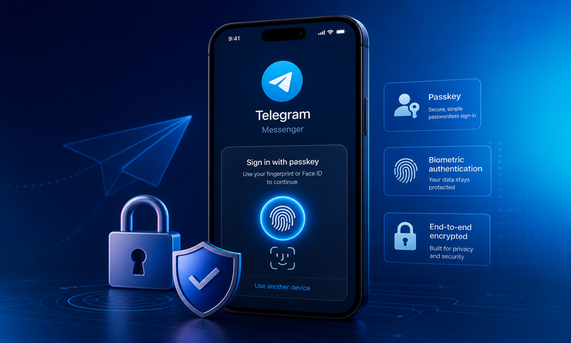 Telegram Passkeys 登录